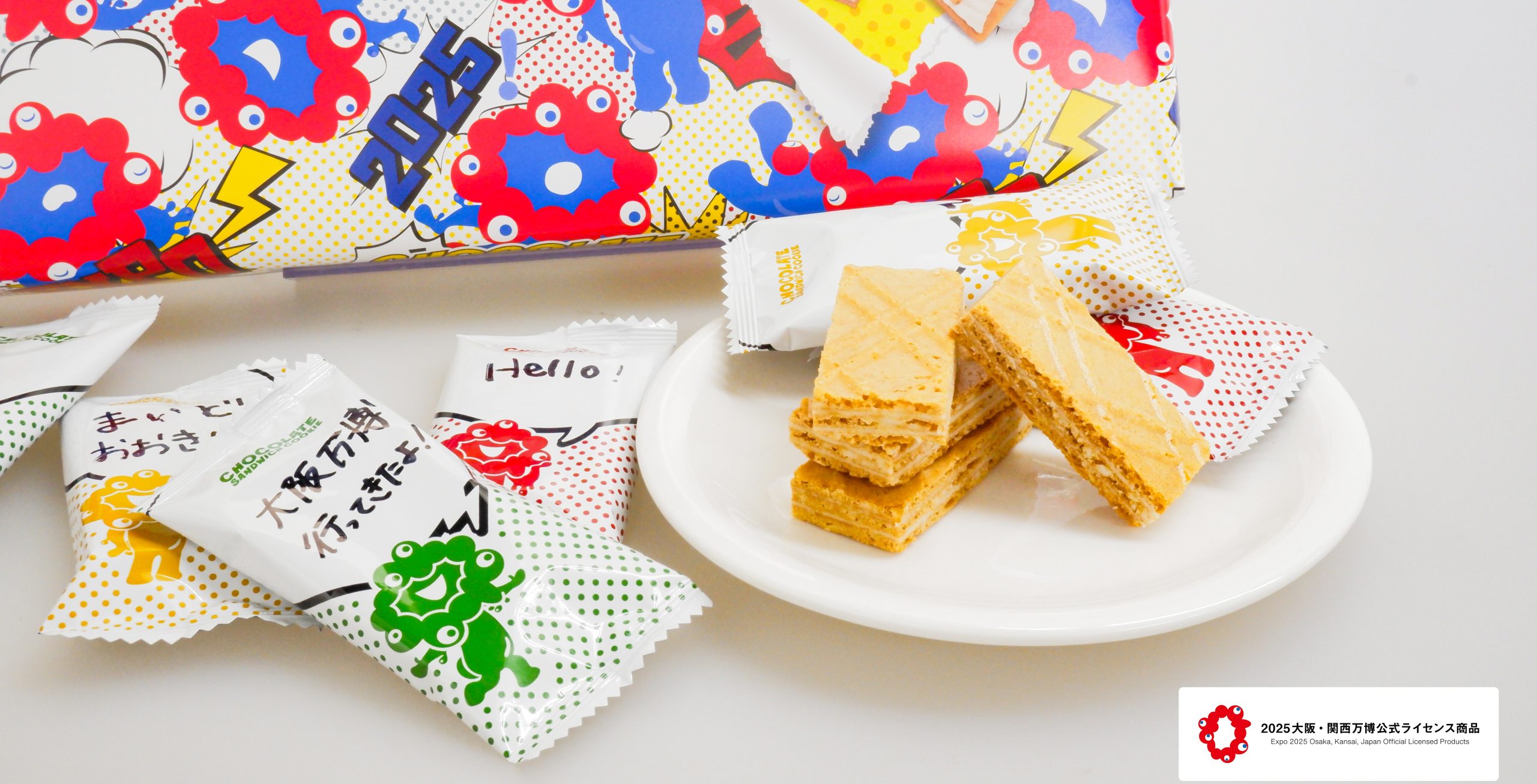 □EXPO2025 MYAKU-MYAKU Chocolate Cookie 〔脉脉巧克力夹心饼干〕